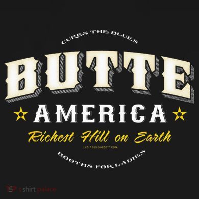 Butte America Montana Copper Miner Mining Mousepad