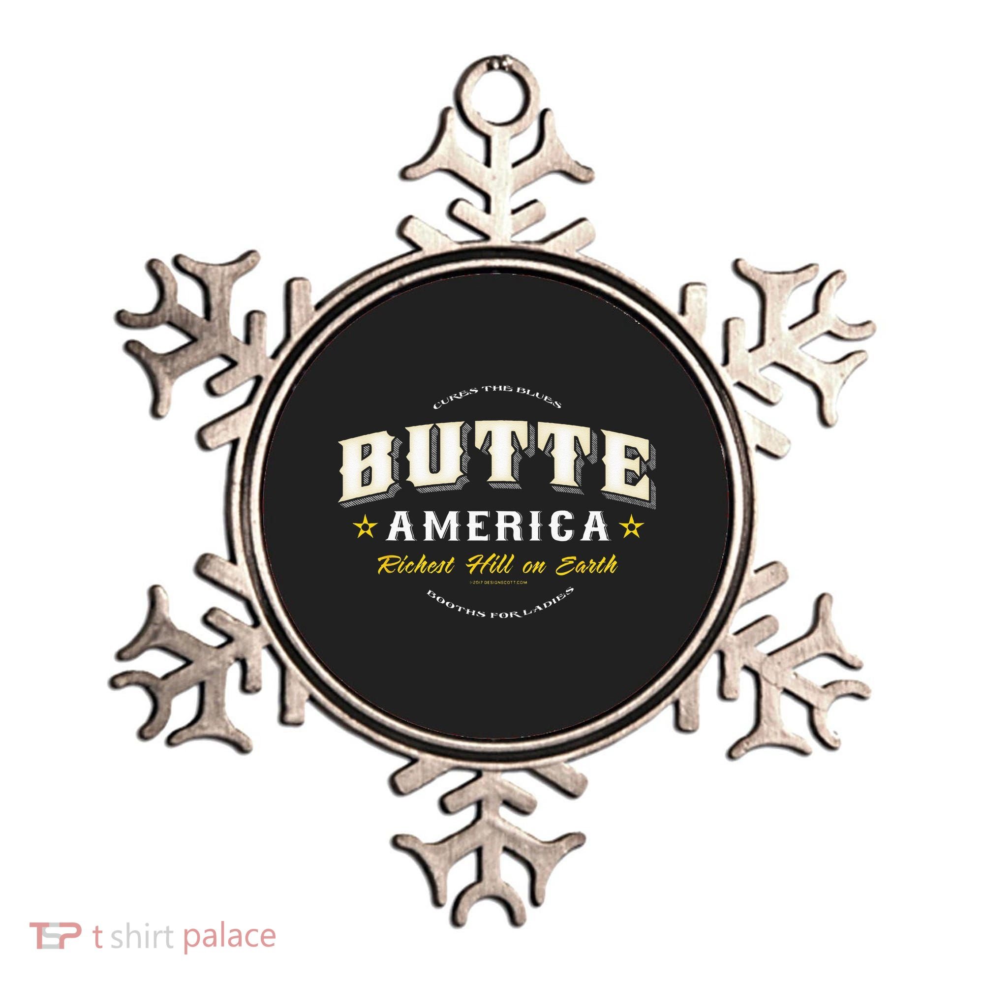 Butte America Montana Copper Miner Mining Ornament