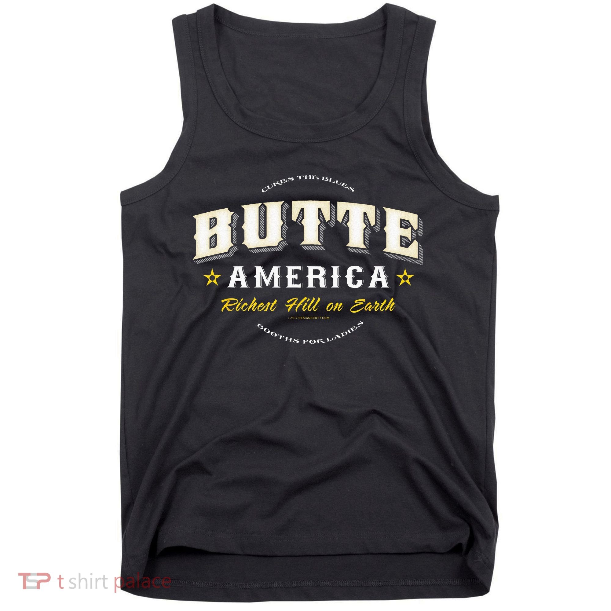 Butte America Montana Copper Miner Mining Tank Top
