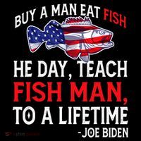Buy A Man Eat Fish Funny Joe Biden Quote Coffee Mug thumb 5
