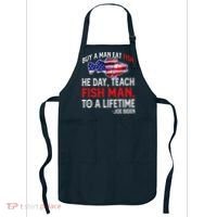 Buy A Man Eat Fish Funny Joe Biden Quote Apron thumb 0