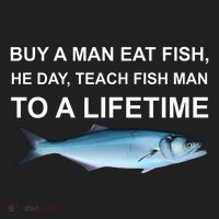 Buy A Man Eat Fish He Day Teach Fish Man To A Lifetime Funny Meme Beanie thumb 2