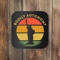 Bodily Autonomy My Body My Choice Freedom Statue of Liberty Coaster thumb 0