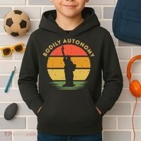 Bodily Autonomy My Body My Choice Freedom Statue of Liberty Kids Hoodie thumb 2