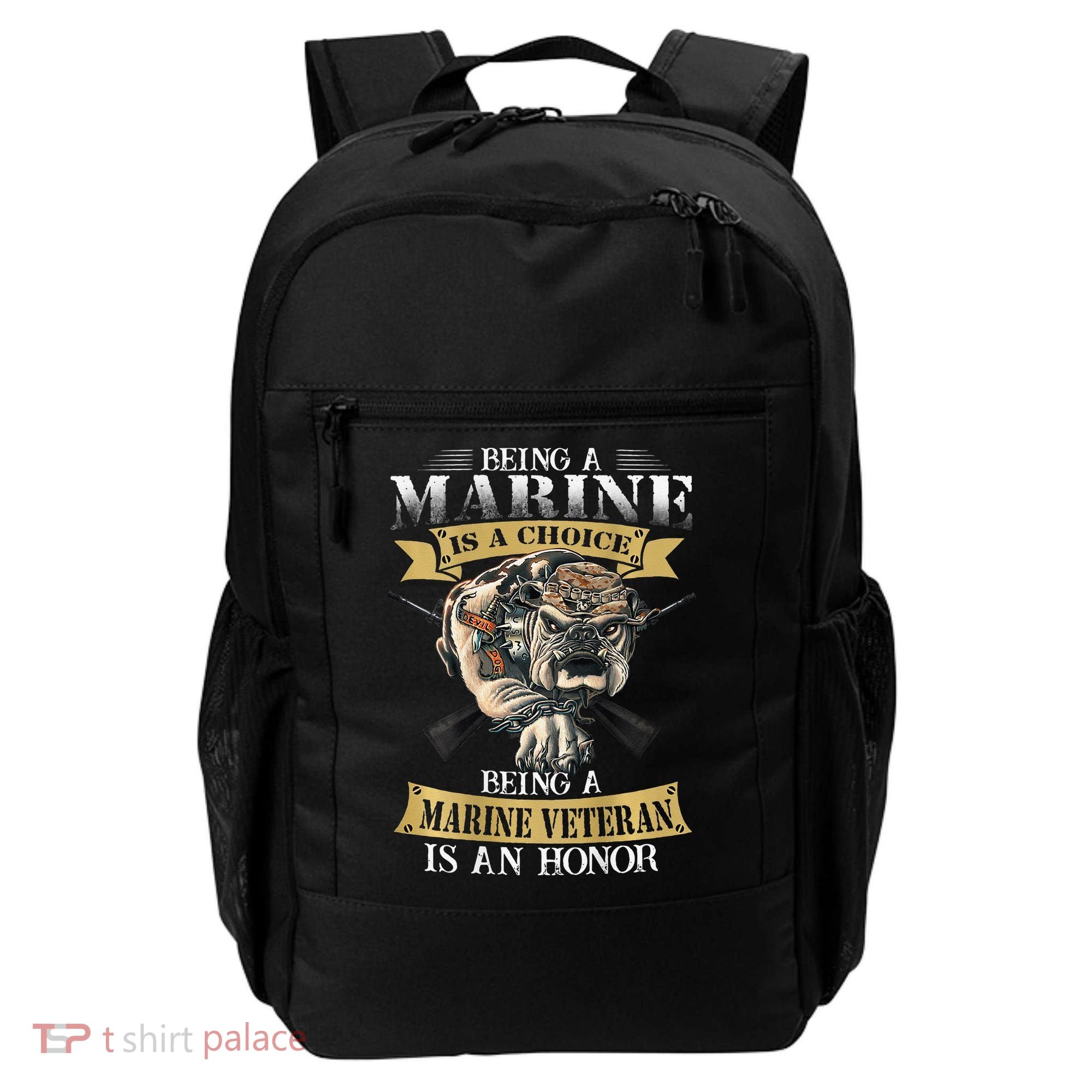 Being A Marine Veteran Is An Honor Backpack