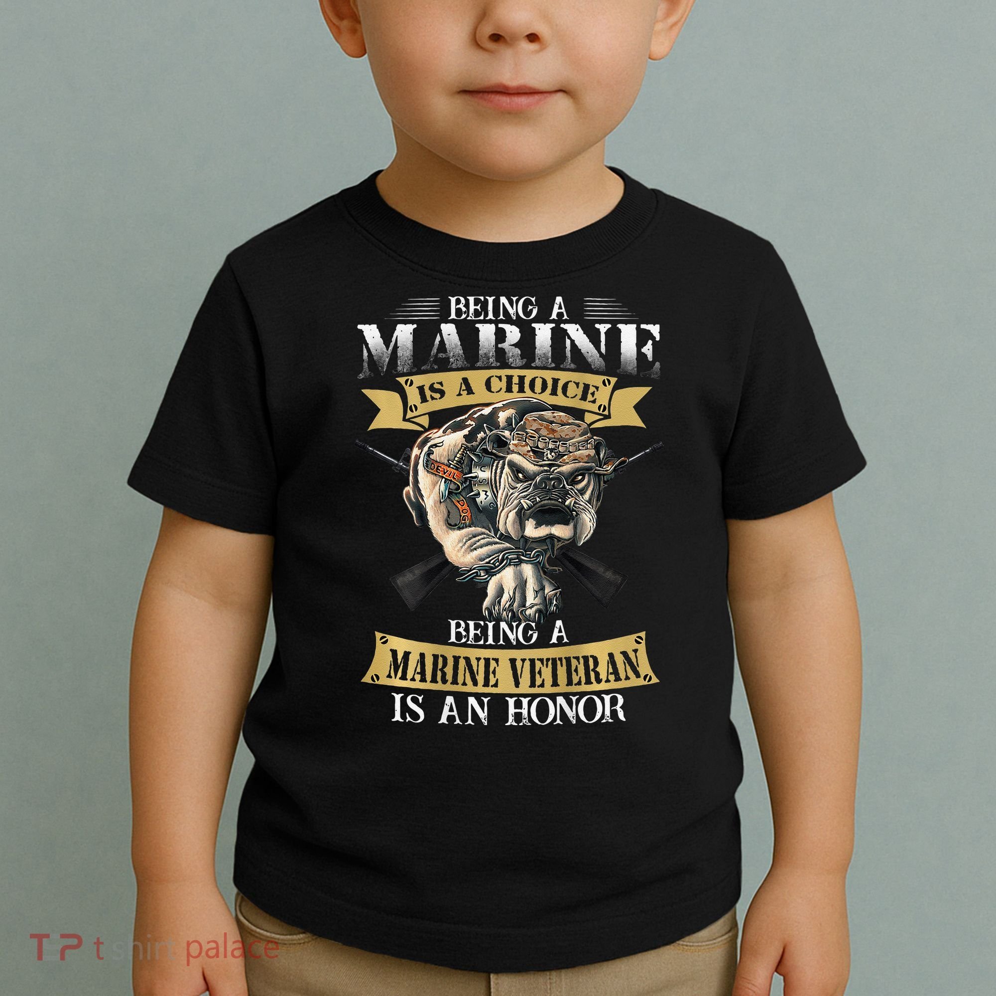Being A Marine Veteran Is An Honor Toddler T-Shirt