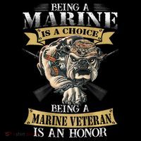 Being A Marine Veteran Is An Honor Women's T-Shirt thumb 6