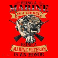Being A Marine Veteran Is An Honor Santa Hat thumb 1