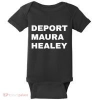 Bostonians Against Mayor Wu Deport Maura Healey Baby Bodysuit thumb 0