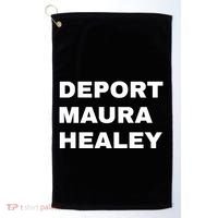 Bostonians Against Mayor Wu Deport Maura Healey Golf Towel thumb 0