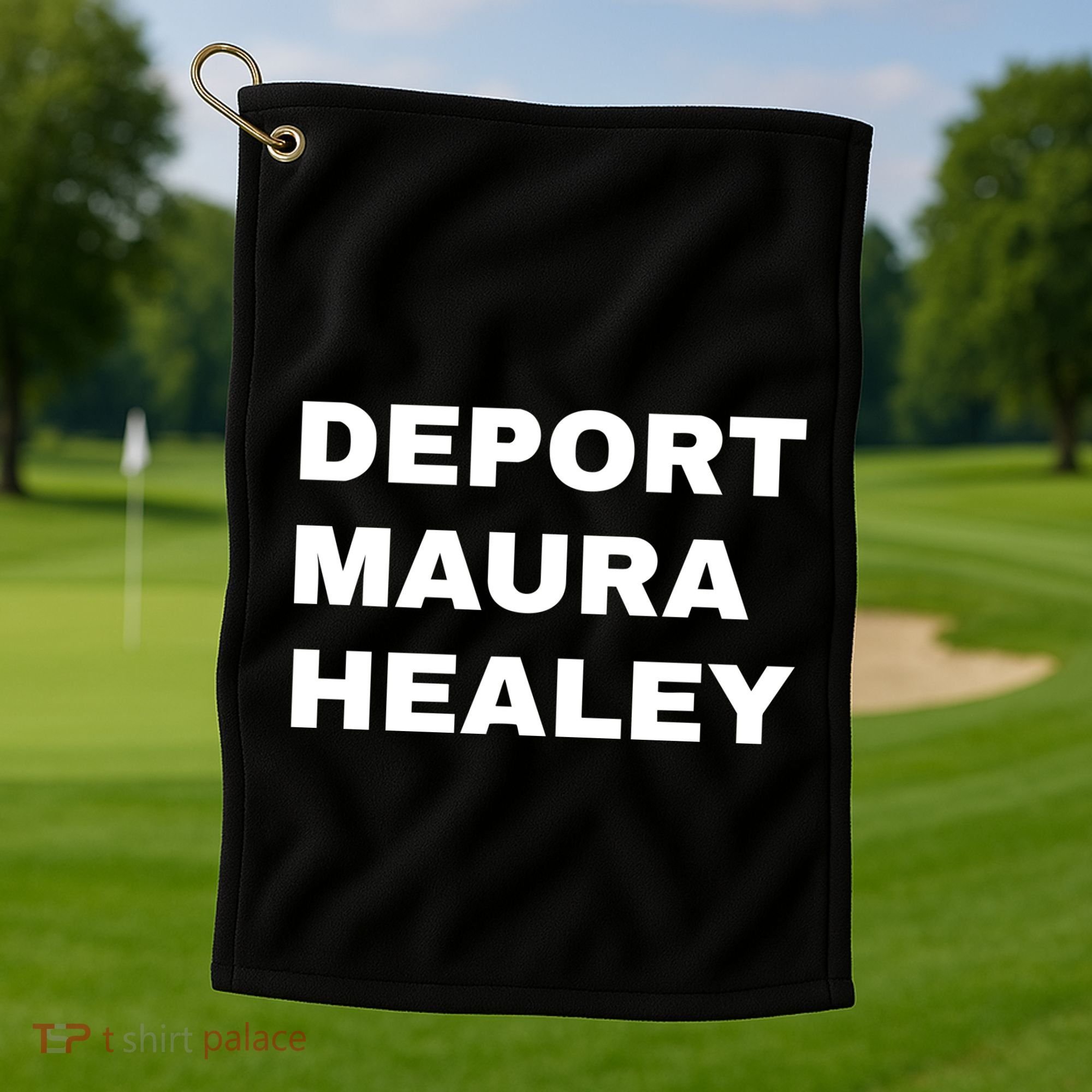 Bostonians Against Mayor Wu Deport Maura Healey Golf Towel