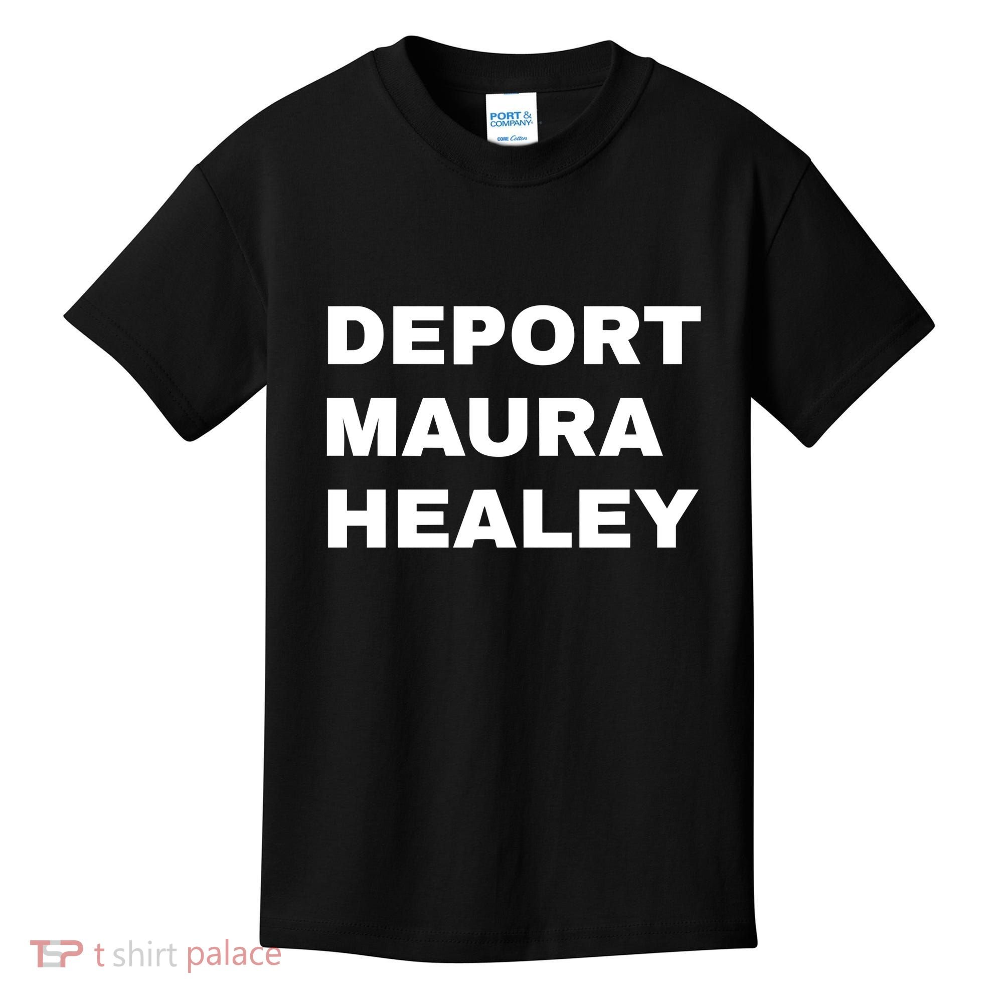 Bostonians Against Mayor Wu Deport Maura Healey Kids T-Shirt