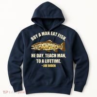 Buy A Man Eat Fish Joe Biden Hoodie thumb 0