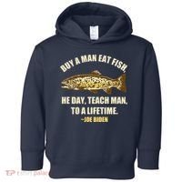 Buy A Man Eat Fish Joe Biden Toddler Hoodie thumb 0