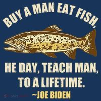 Buy A Man Eat Fish Joe Biden Women's T-Shirt thumb 6