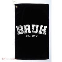 Bruh Aka Mom Funny Matching Family Golf Towel thumb 0