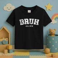 Bruh Aka Mom Funny Matching Family Toddler T-Shirt thumb 3