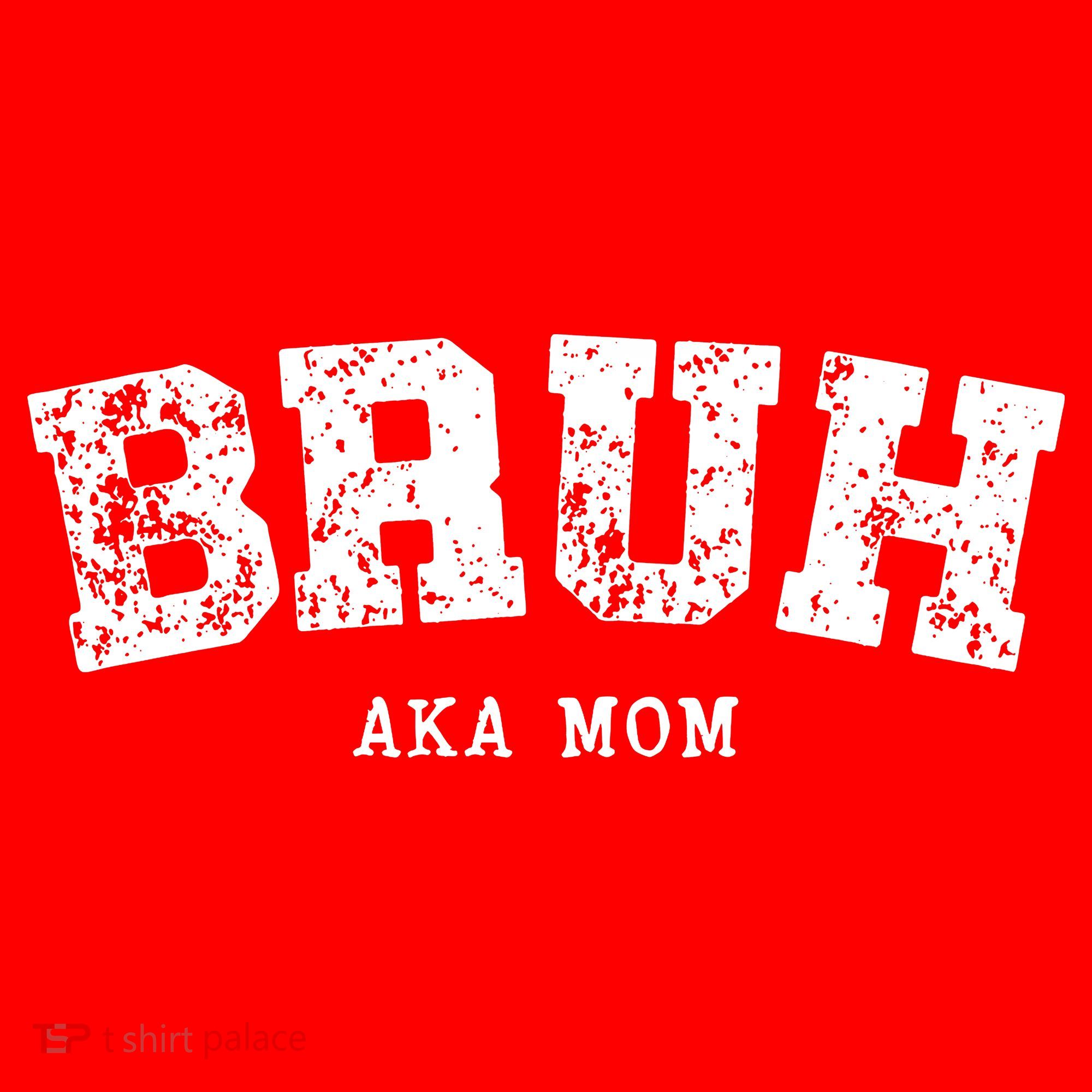 Bruh Aka Mom Funny Matching Family Santa Hat