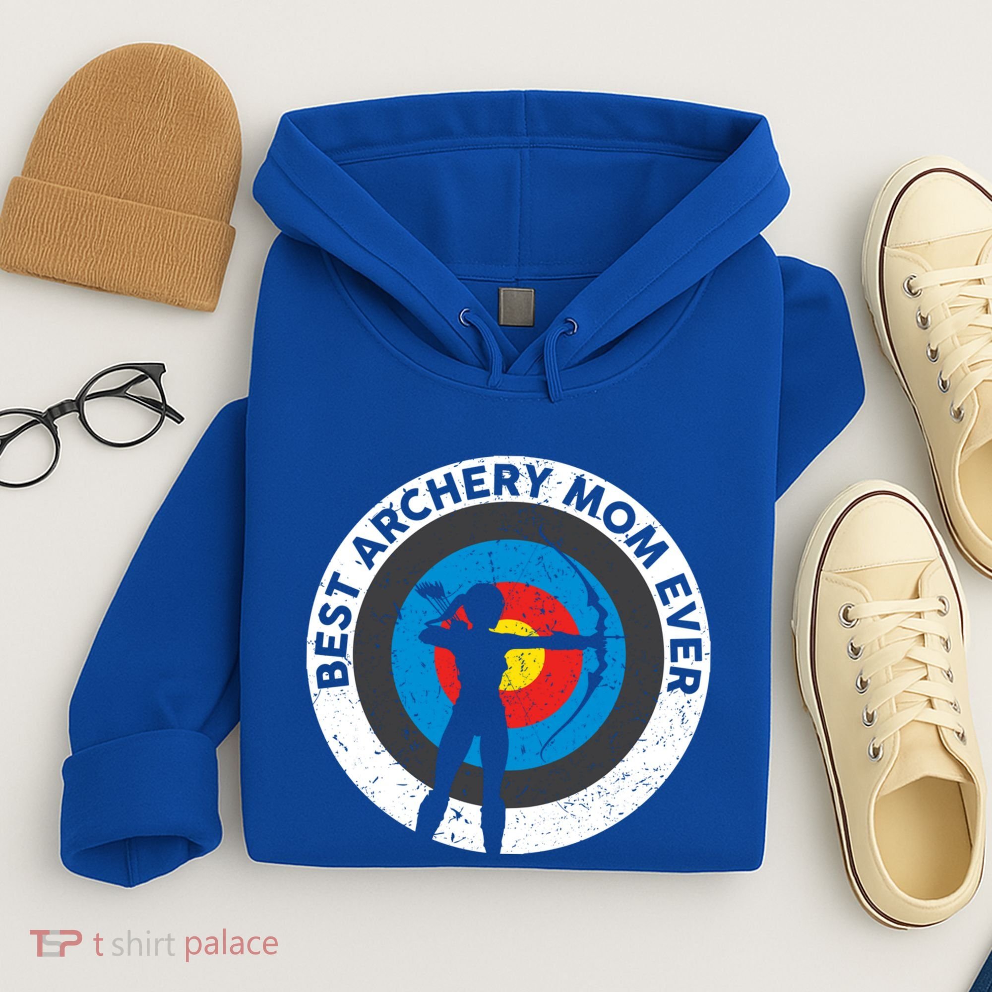 Best Archery Mom Ever Archer Mom Mother's Day Archery Gift Hoodie