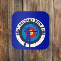 Best Archery Mom Ever Archer Mom Mother's Day Archery Gift Coaster thumb 0