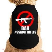 Ban Assault Rifles Gun Control Doggie Tank thumb 0