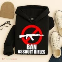 Ban Assault Rifles Gun Control Hoodie thumb 4