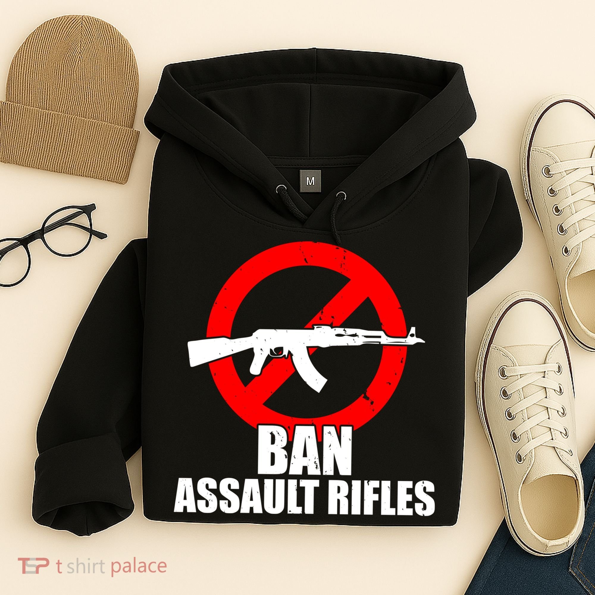 Ban Assault Rifles Gun Control Hoodie