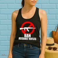 Ban Assault Rifles Gun Control Women's Tank Top thumb 2