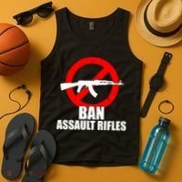Ban Assault Rifles Gun Control Tank Top thumb 4
