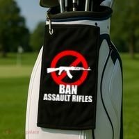Ban Assault Rifles Gun Control Golf Towel thumb 2