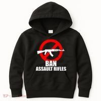 Ban Assault Rifles Gun Control Kids Hoodie thumb 0
