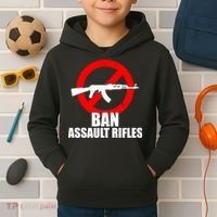 Ban Assault Rifles Gun Control Kids Hoodie thumb 2