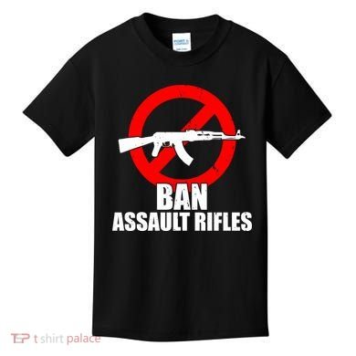 Ban Assault Rifles Gun Control Kids T-Shirt