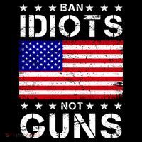 Ban Idiots Not Guns Backpack thumb 2