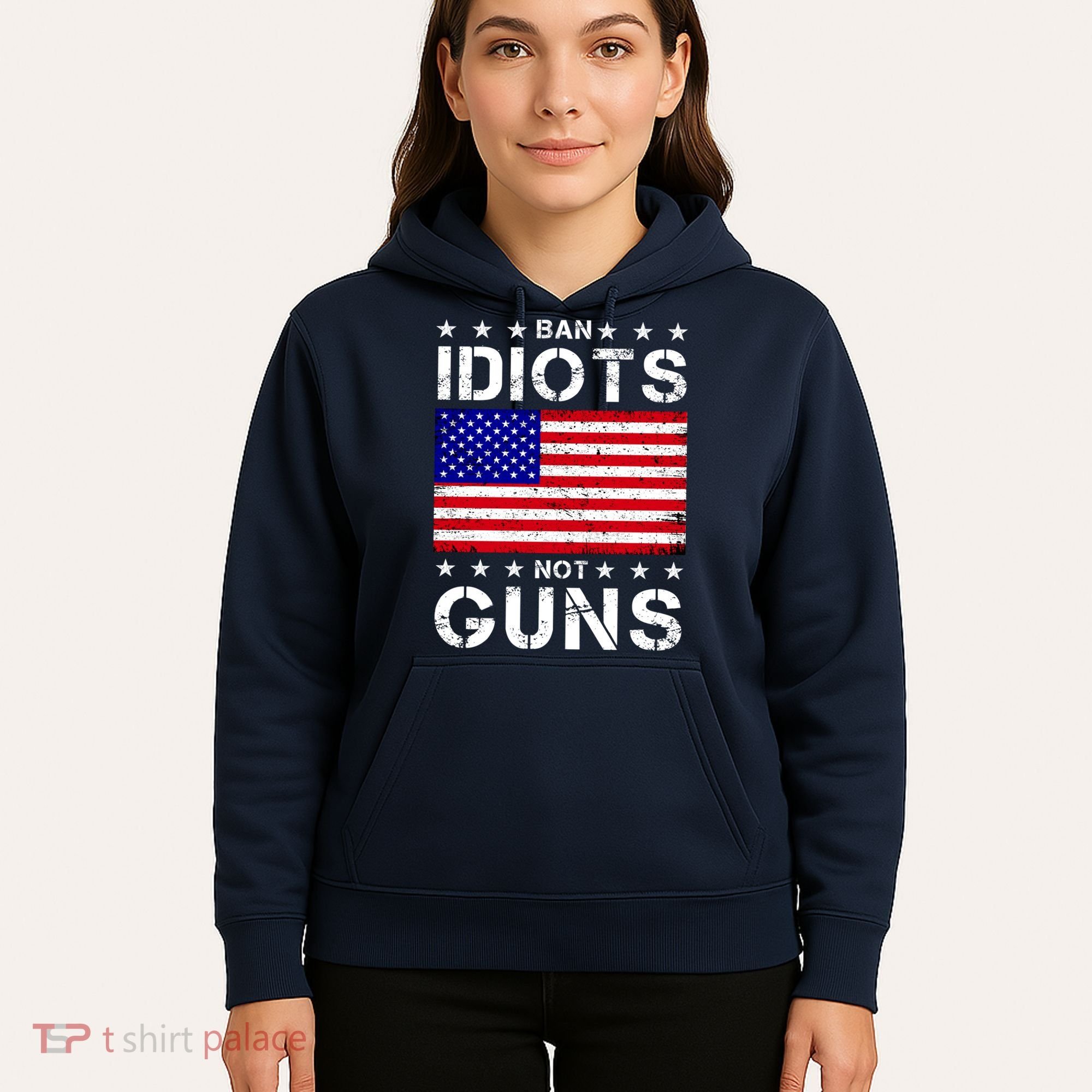Ban Idiots Not Guns Hoodie