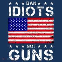Ban Idiots Not Guns Coaster thumb 2