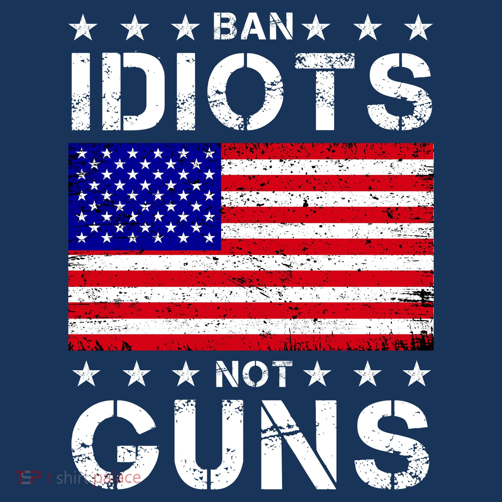 Ban Idiots Not Guns Coaster