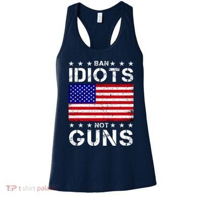 Ban Idiots Not Guns Women's Tank Top