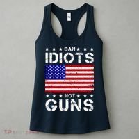 Ban Idiots Not Guns Women's Tank Top thumb 3