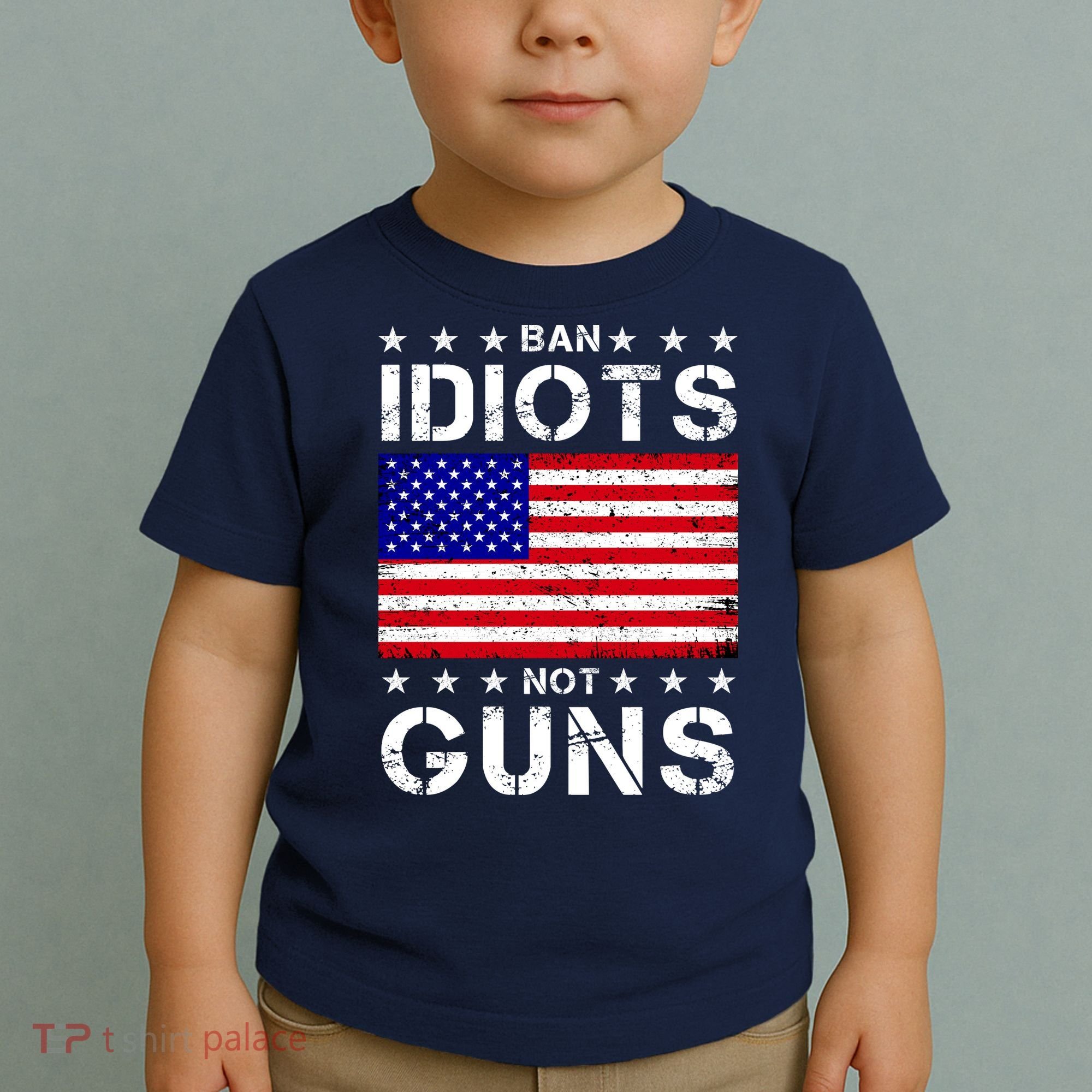 Ban Idiots Not Guns Toddler T-Shirt
