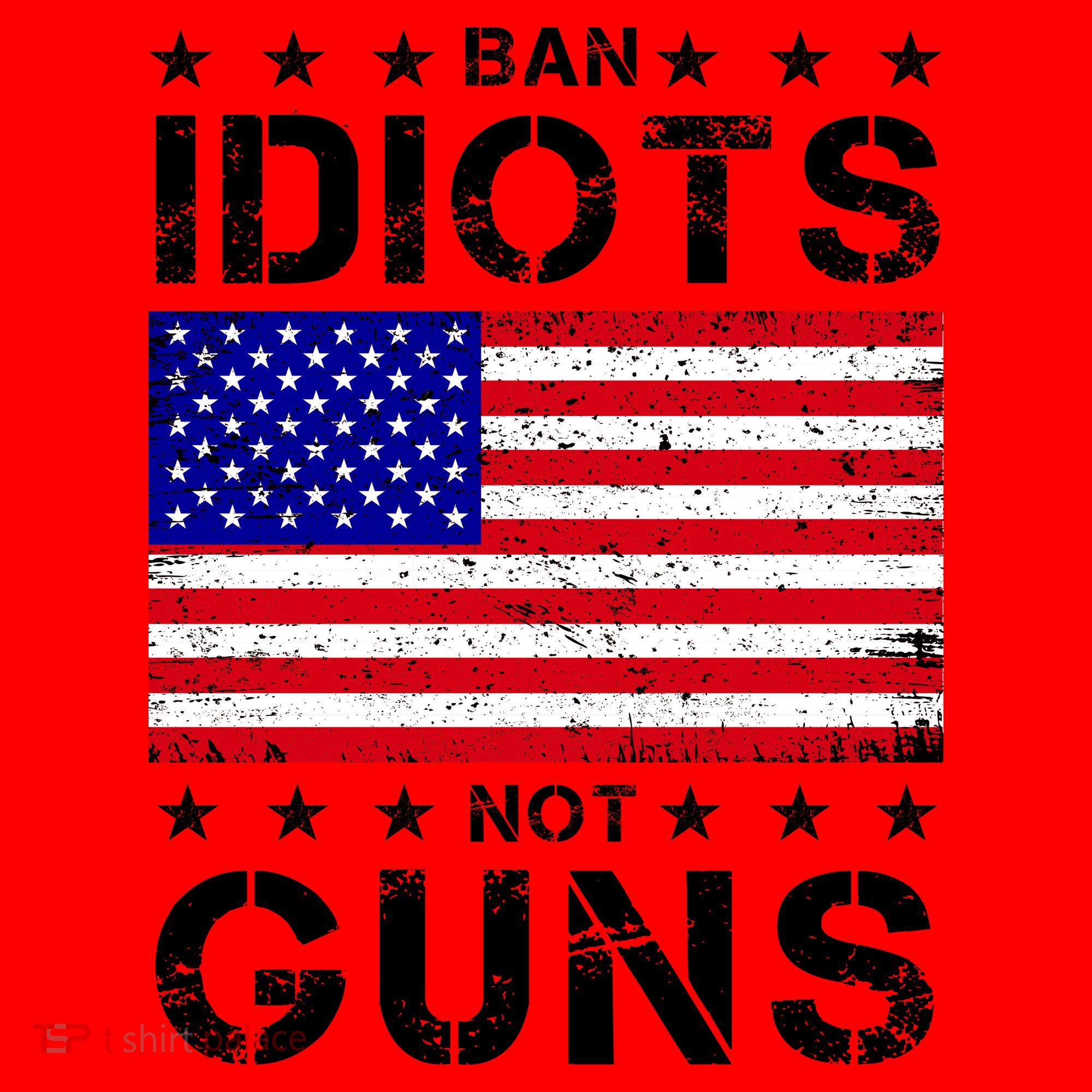 Ban Idiots Not Guns Santa Hat