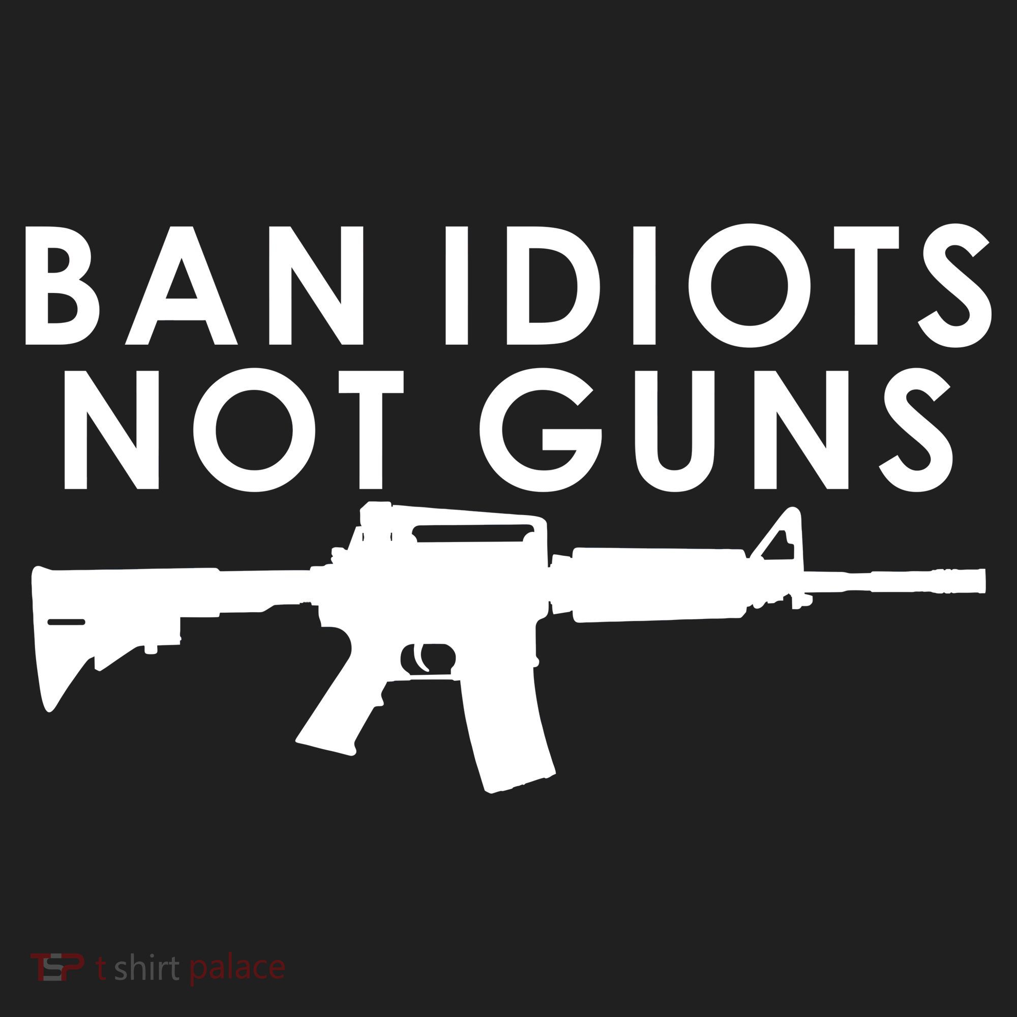 Ban Idiots Not Guns Gun Rights Logo Hat