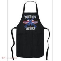 Ban Idiots Not Guns Merica Apron thumb 0
