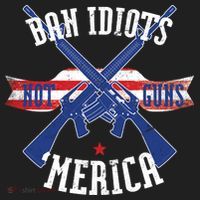 Ban Idiots Not Guns Merica Beanie thumb 2