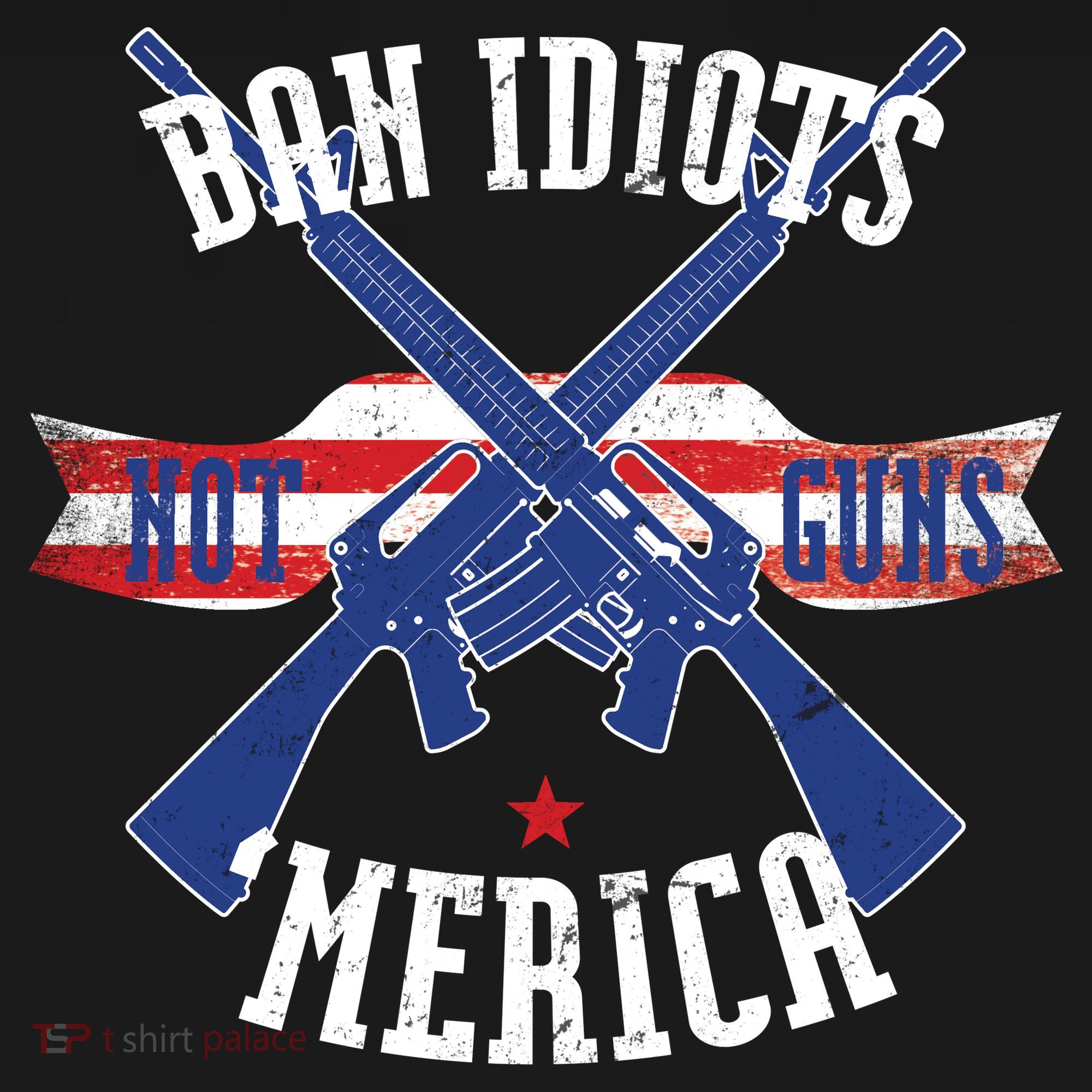 Ban Idiots Not Guns Merica Pajama Set