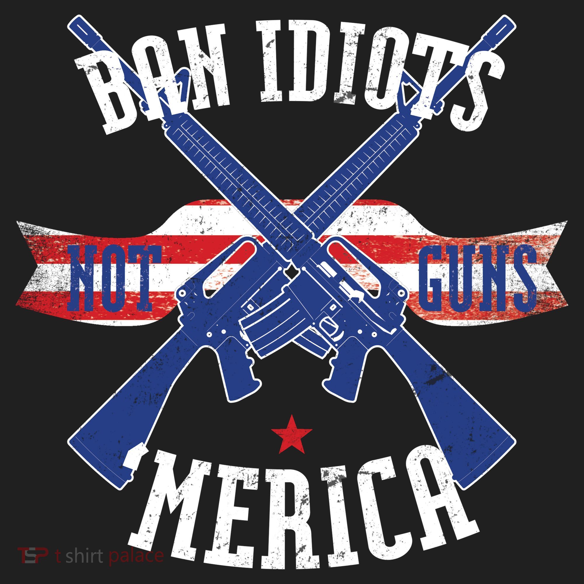 Ban Idiots Not Guns Merica Tumbler