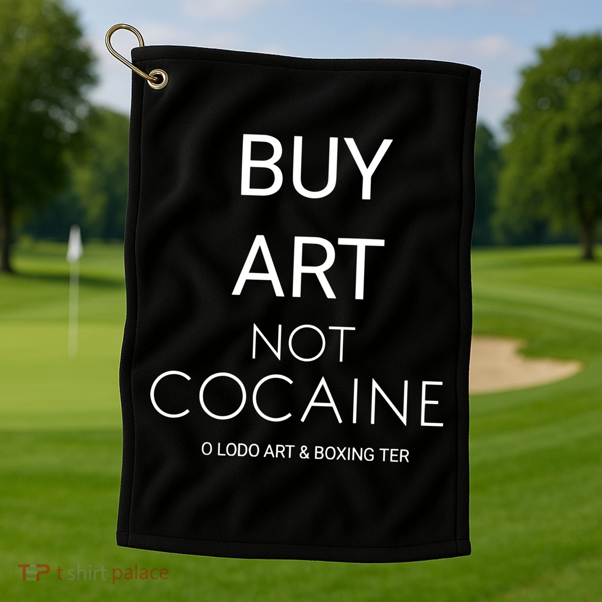 Buy Art Not Cocaine Golf Towel