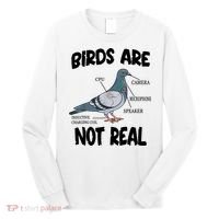 Birds Are Not Real Diagram Long Sleeve Shirt thumb 0