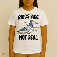 Birds Are Not Real Diagram T-Shirt thumb 4