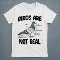 Birds Are Not Real Diagram T-Shirt thumb 5